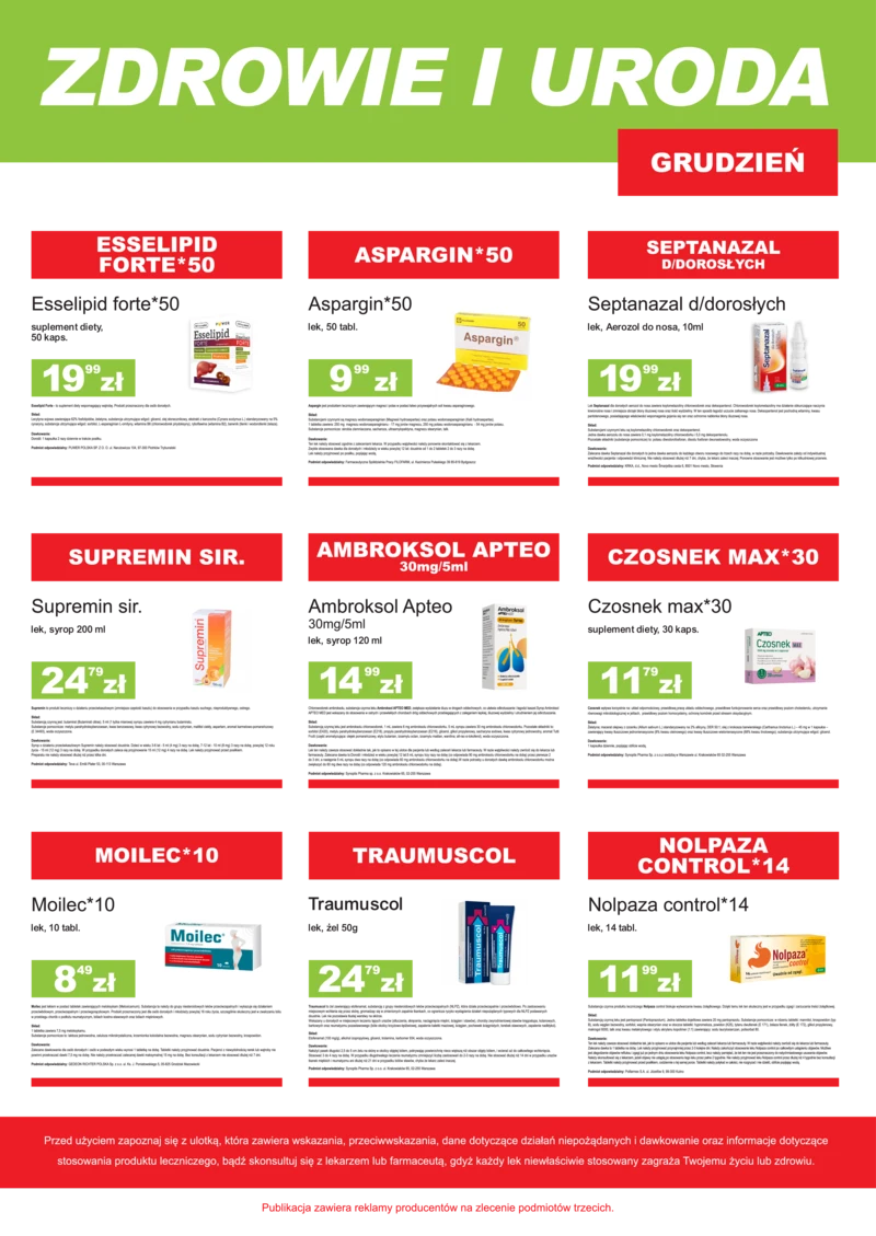 Promocje miesiąca - Grudzień 2024